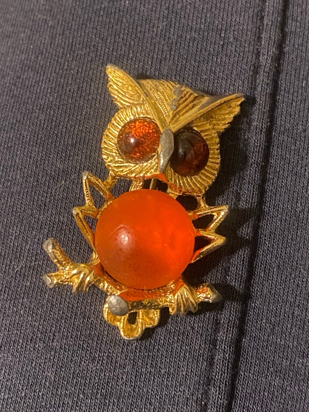 Sarah Coventry Owl Brooch 🦉